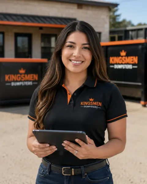 About 4 Customer success specialist of kingsmen dumpsters