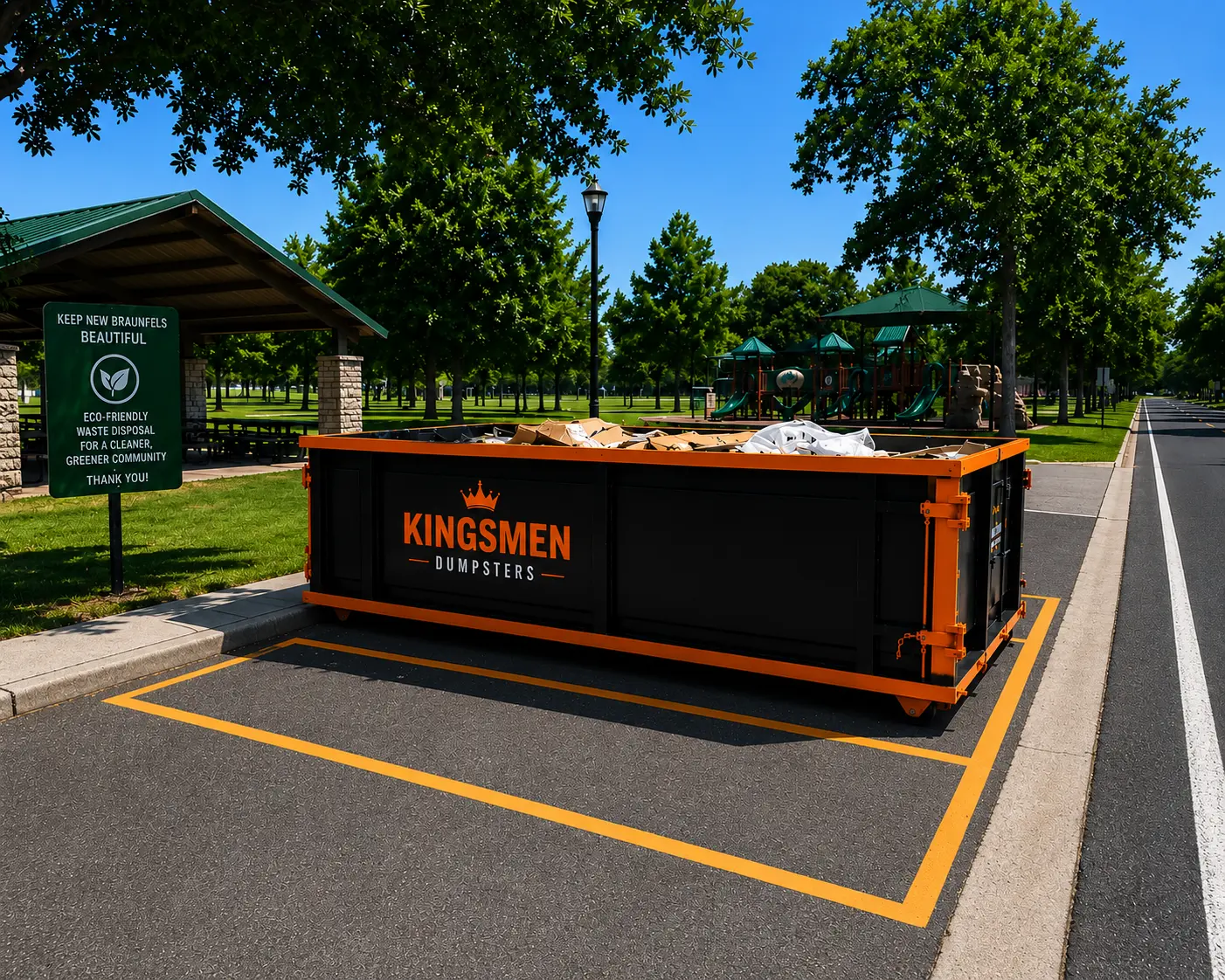 Home 13 eco friendly dumpster rental in new braunfels tx