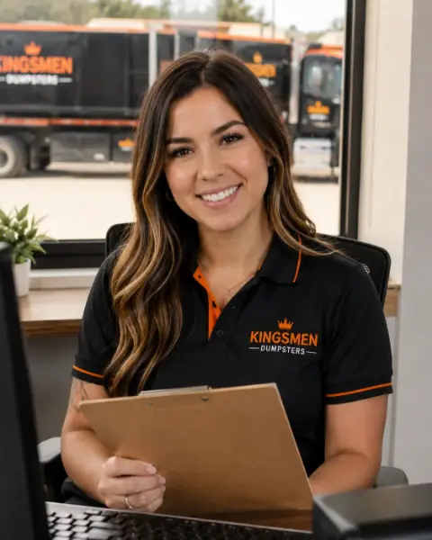 About 6 office coordinator of kingsmen dumpsters