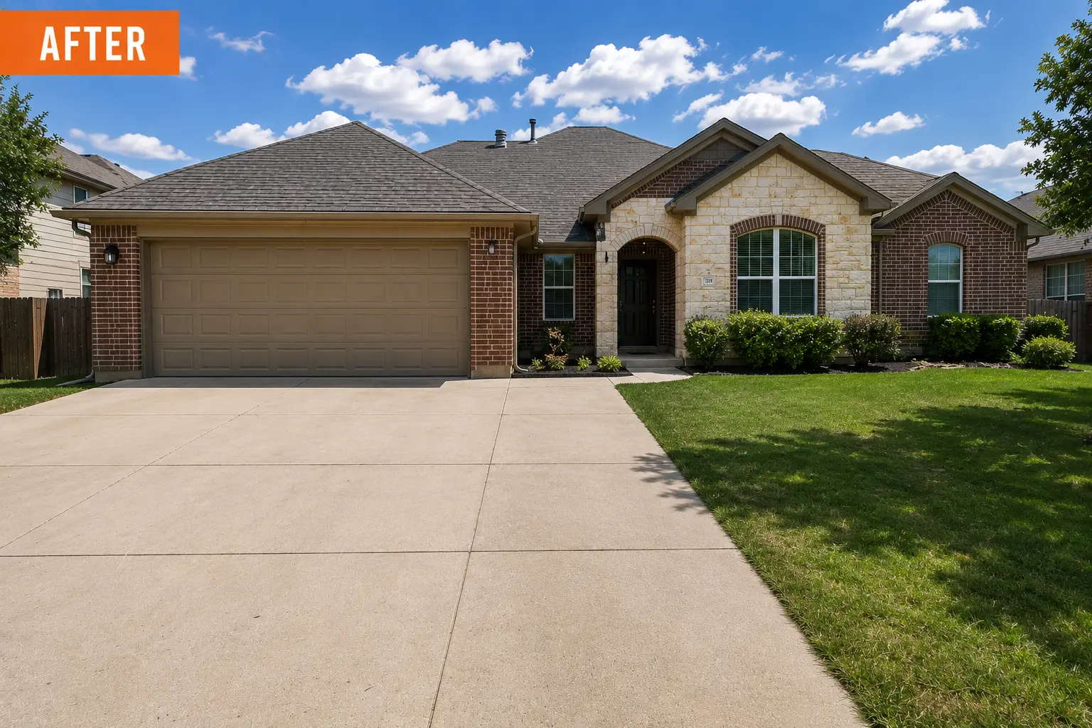 roofing site after result, new braunfels tx